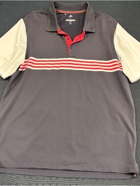 adidas Men's Golf Dark Gray shirt